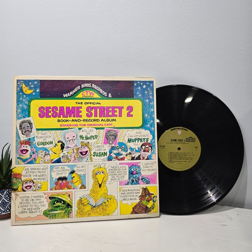 Sesame Street 2 - The Official Sesame Street Book‑and‑Record Album, Vinyl, 1971​ - Picture 9 of 12